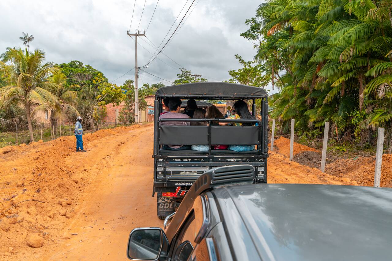 4x4 on the sandy tracks in Lencois Maranhenses