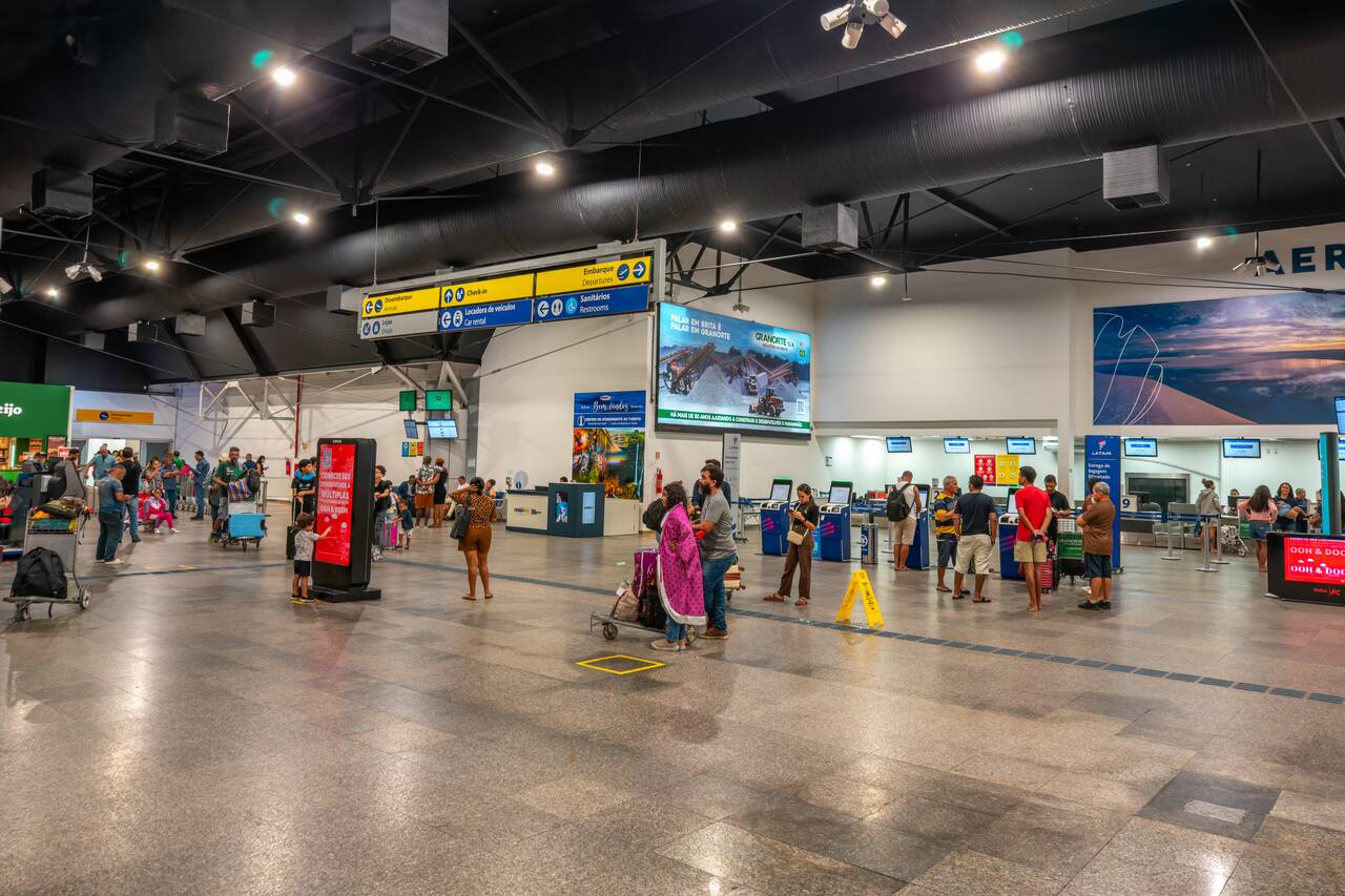 The airport terminal in São Luís