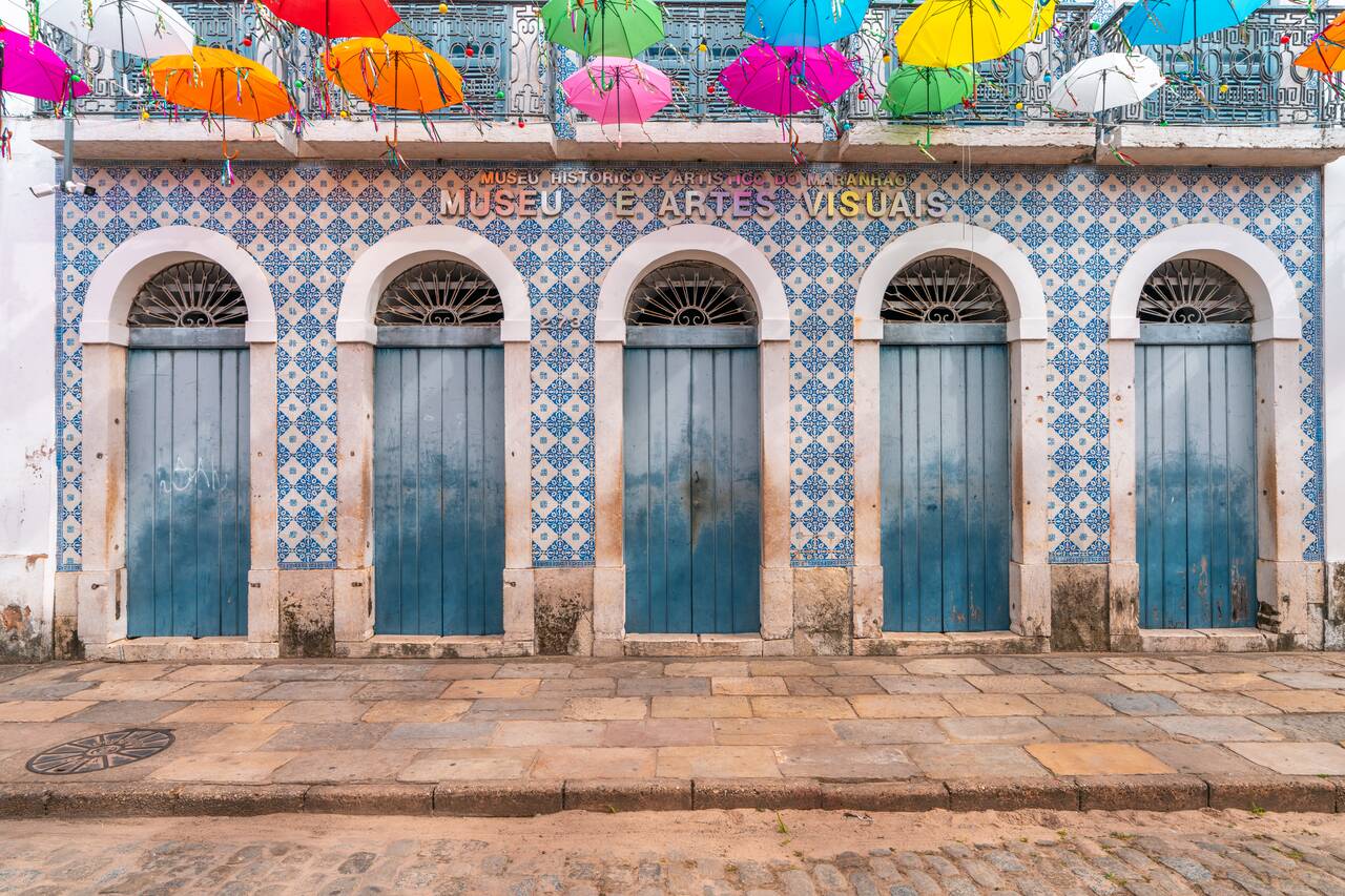The tiled building at Rua Portugal