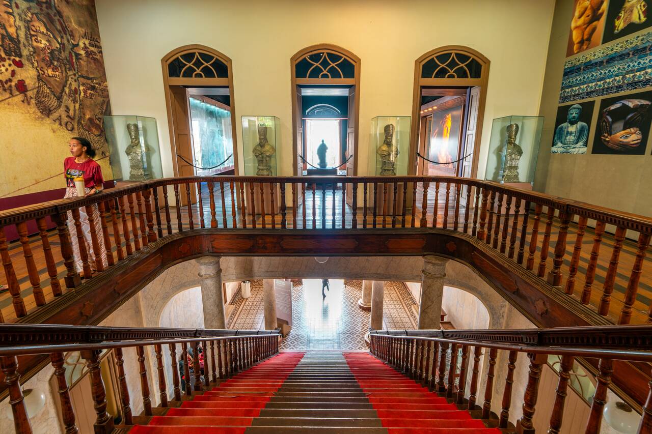 The interior of Museu de Arte Sacra do Maranhão