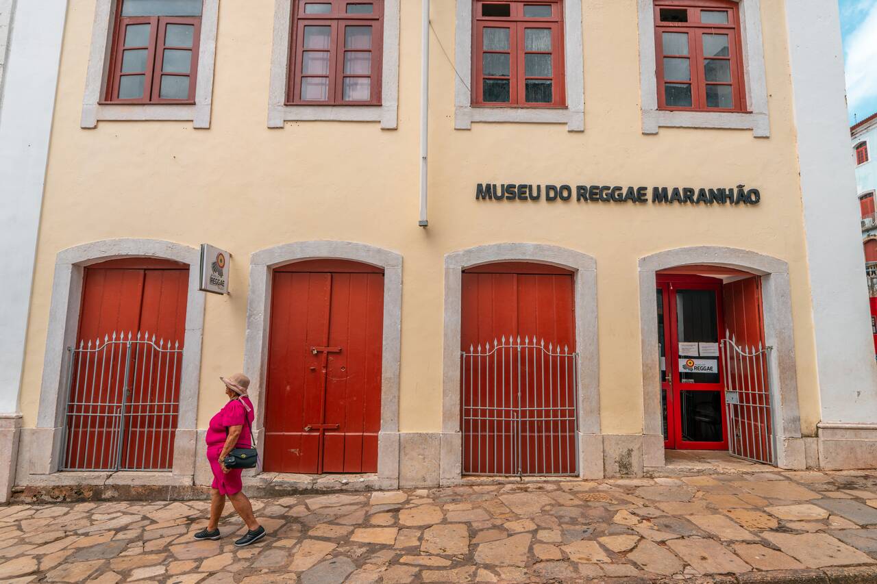The entrance of Museu do Reggae Maranhão