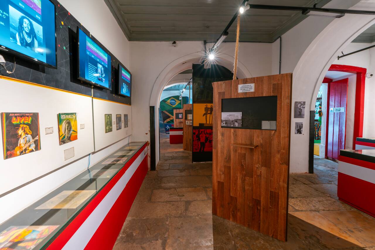The interior of Museu do Reggae Maranhão