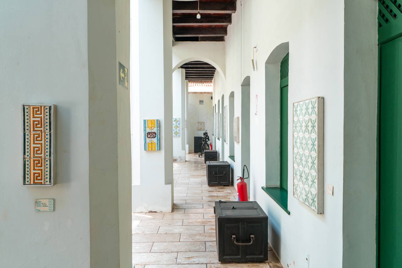 The corridor at Museu Histórico e Artístico do Maranhão