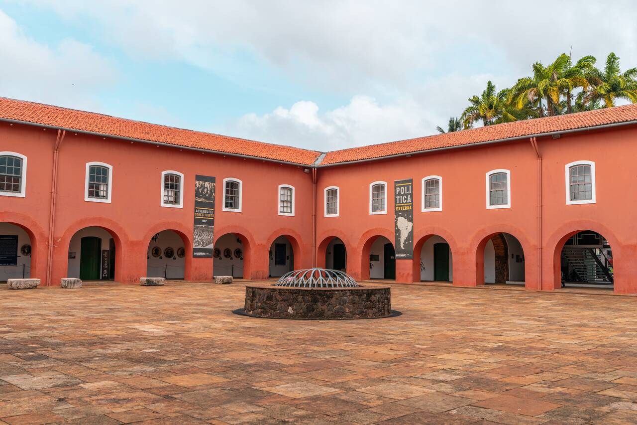 Inside a museum in Sao Luis