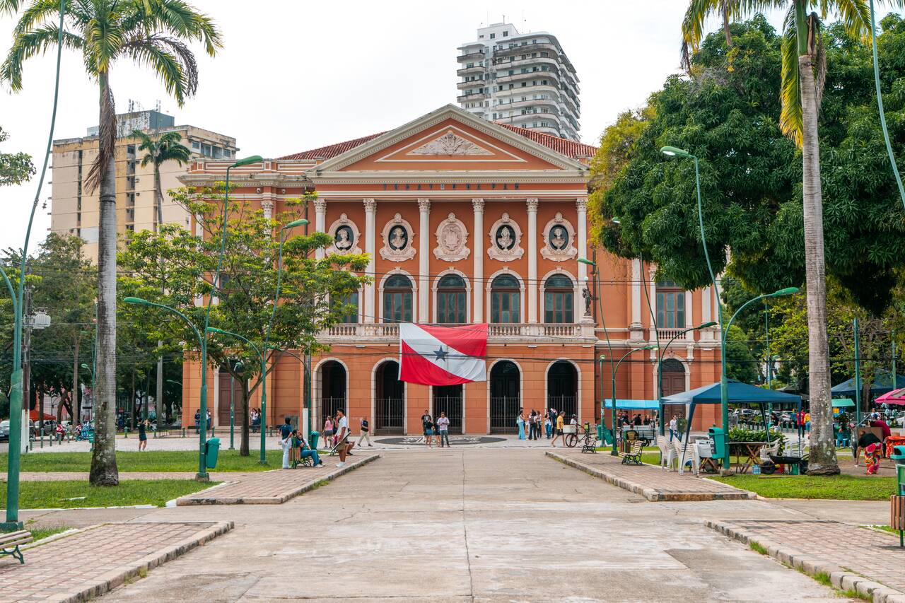 Theatro da Paz from afar