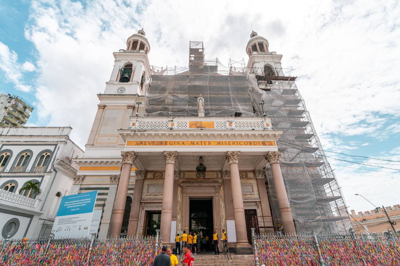 Exterior of Basilica Sanctuary of Our Lady of Nazareth