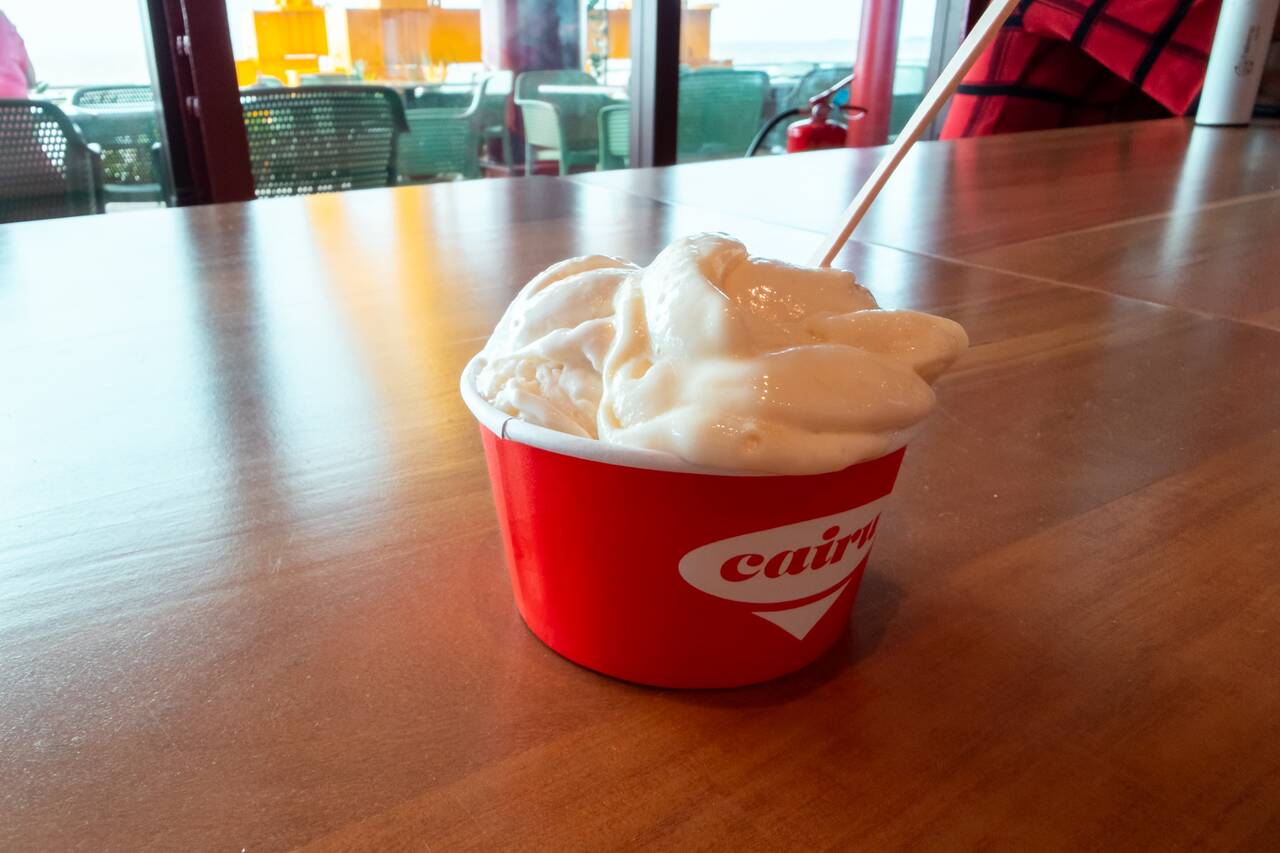 Tapioca ice cream i had at Cairu in Belem