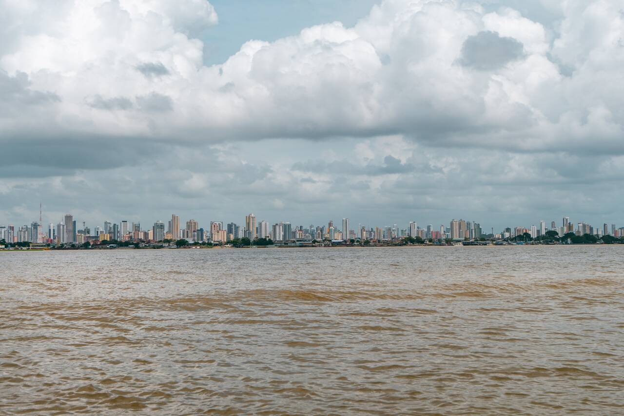 Belem seen from Ilha do Combu