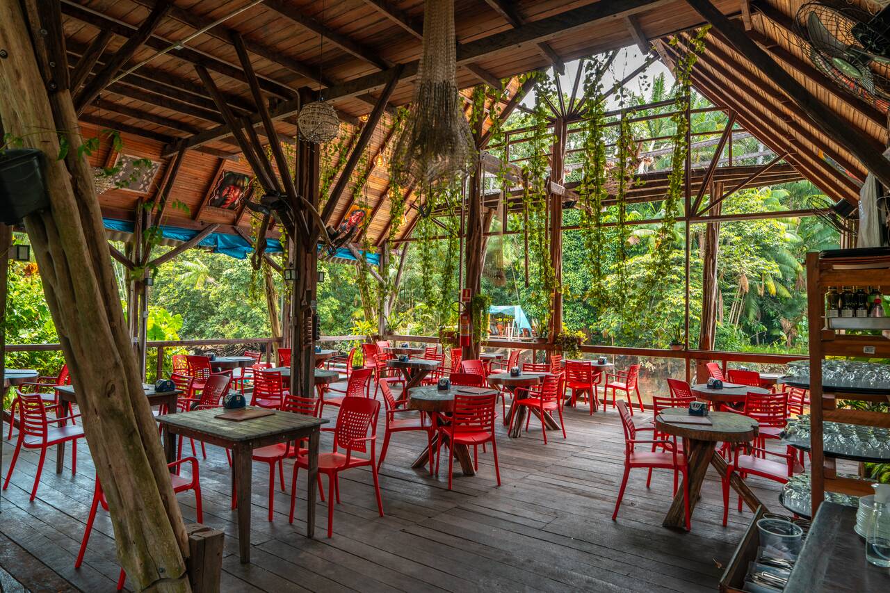 Interior of Restaurante Chalé da Ilha at Ilha do Combu