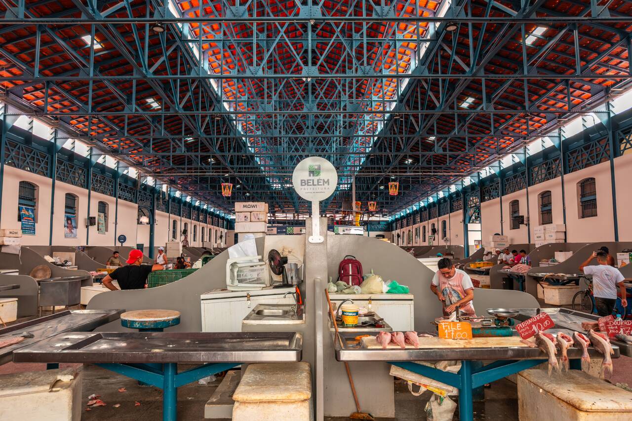 Interior of Ver-o-Peso Market