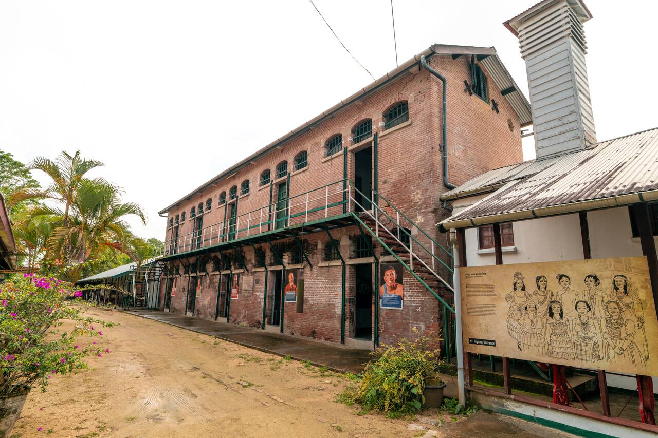 An old prison turned museum located at Nieuw Amsterdam Fort