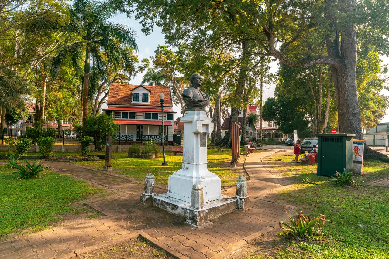 A statue at Historic Inner City