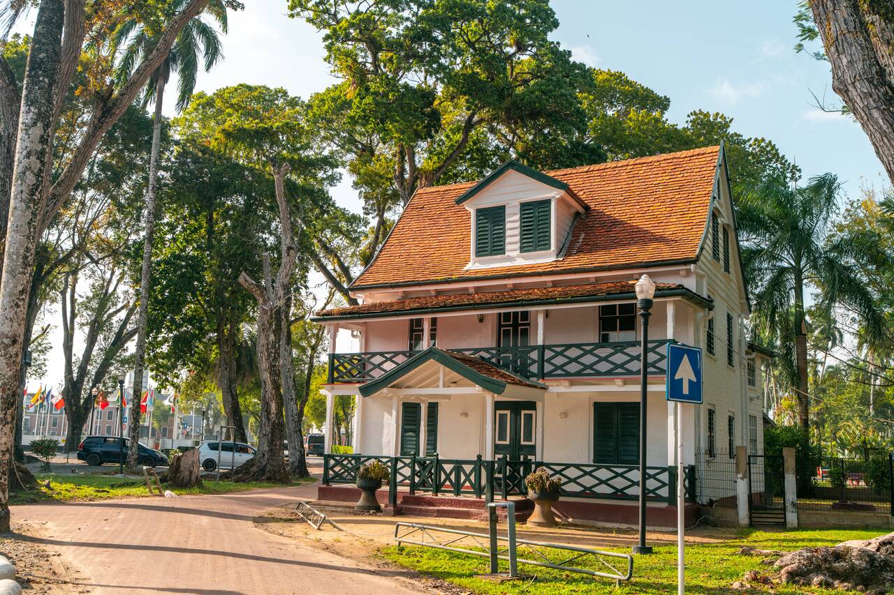 An old colonial house at Historic Inner City