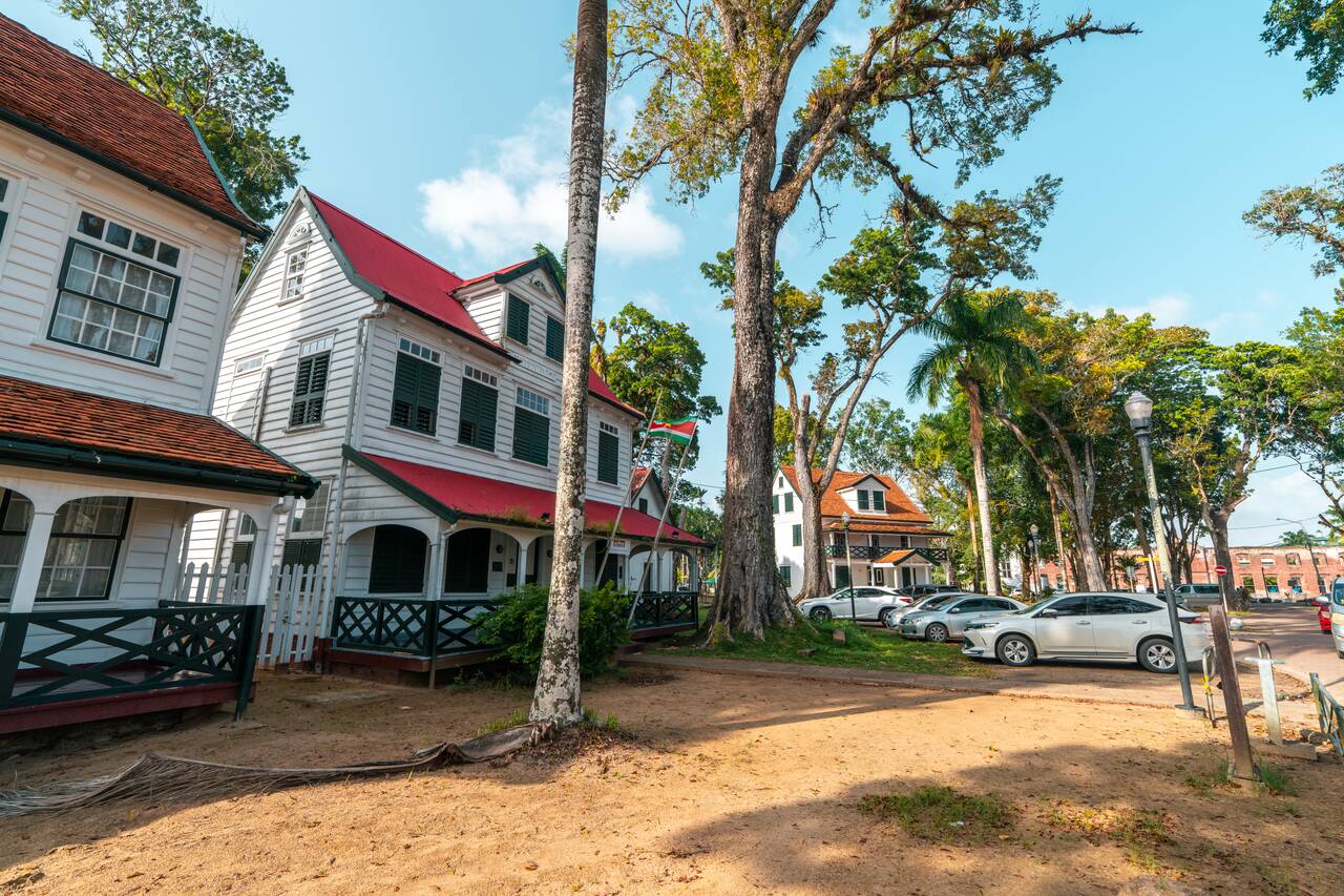 Colonial houses at Historic Inner City