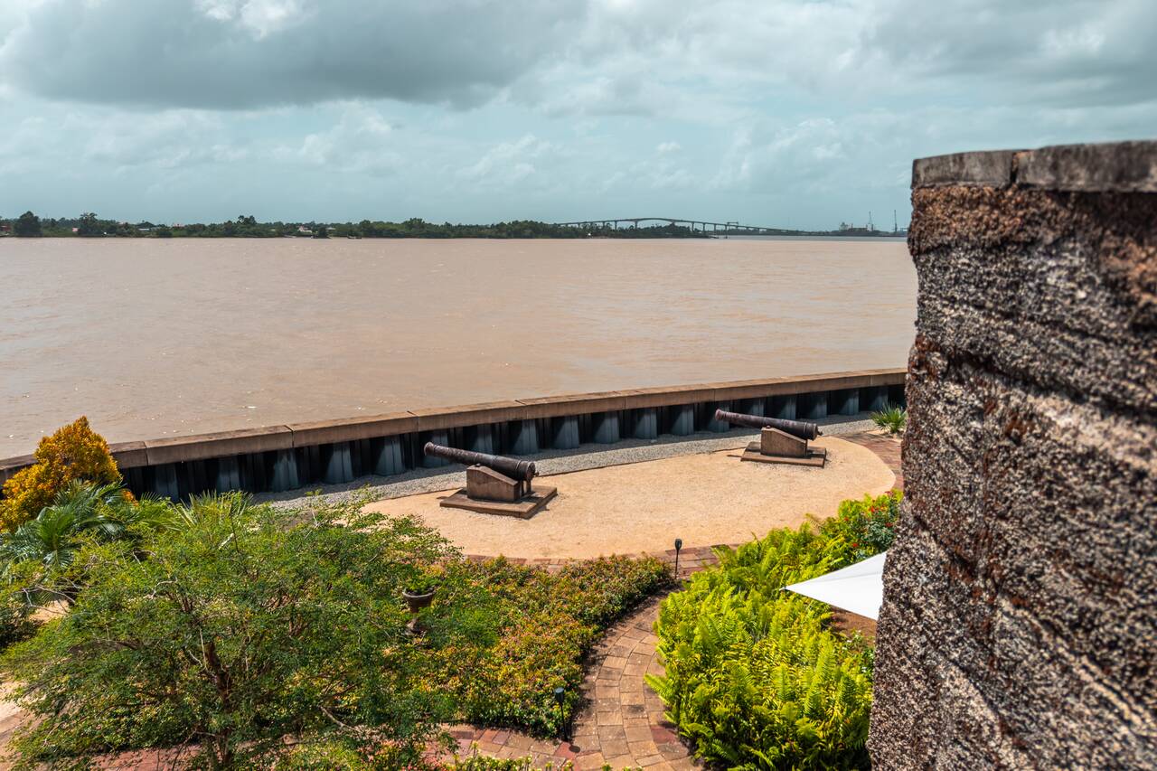 The view from the walls of Fort Zeelandia