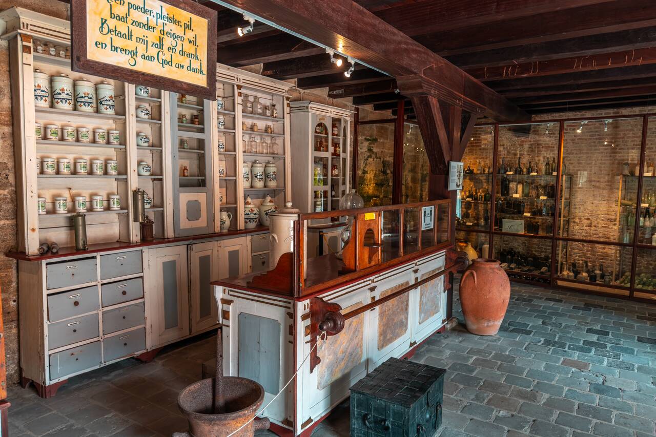 An exhibition inside Fort Zeelandia