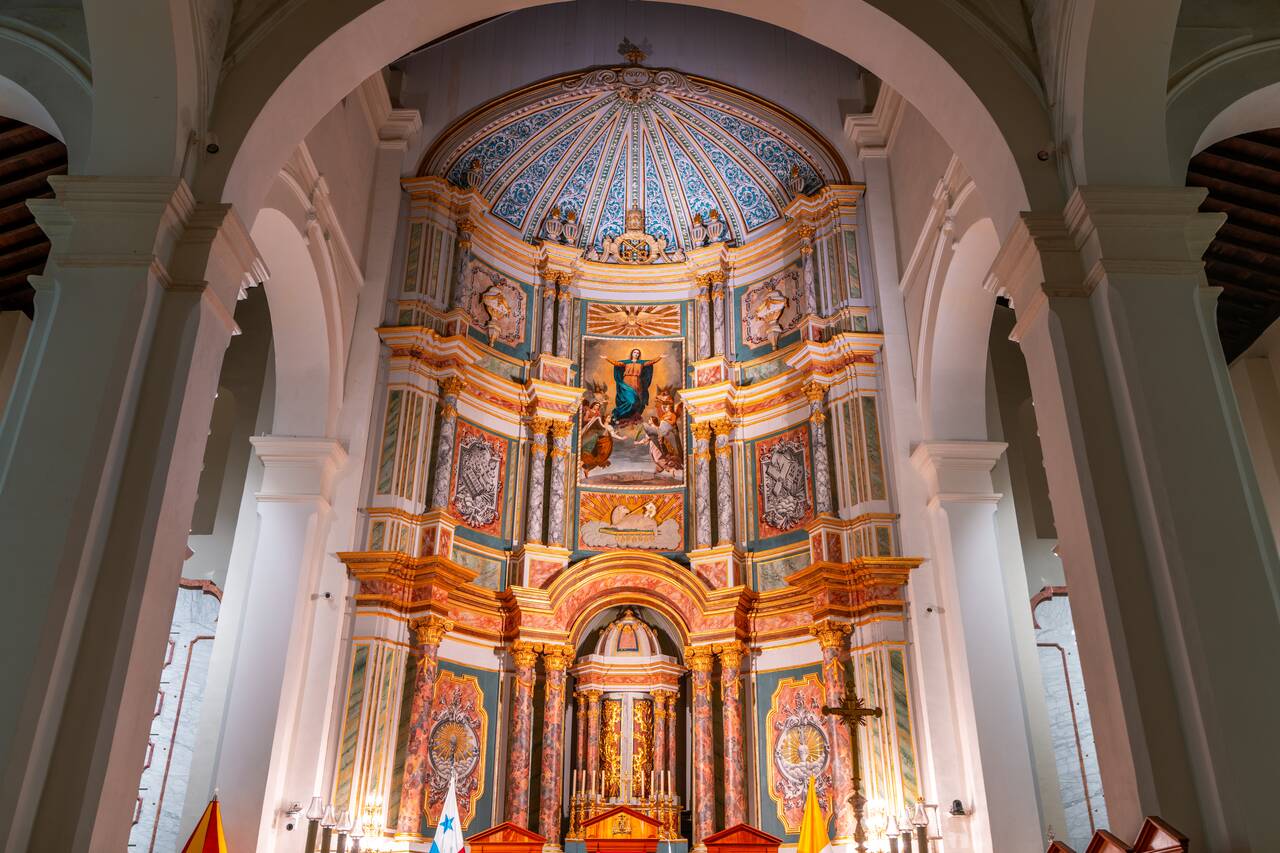 The altar inside Metropolitan Cathedral