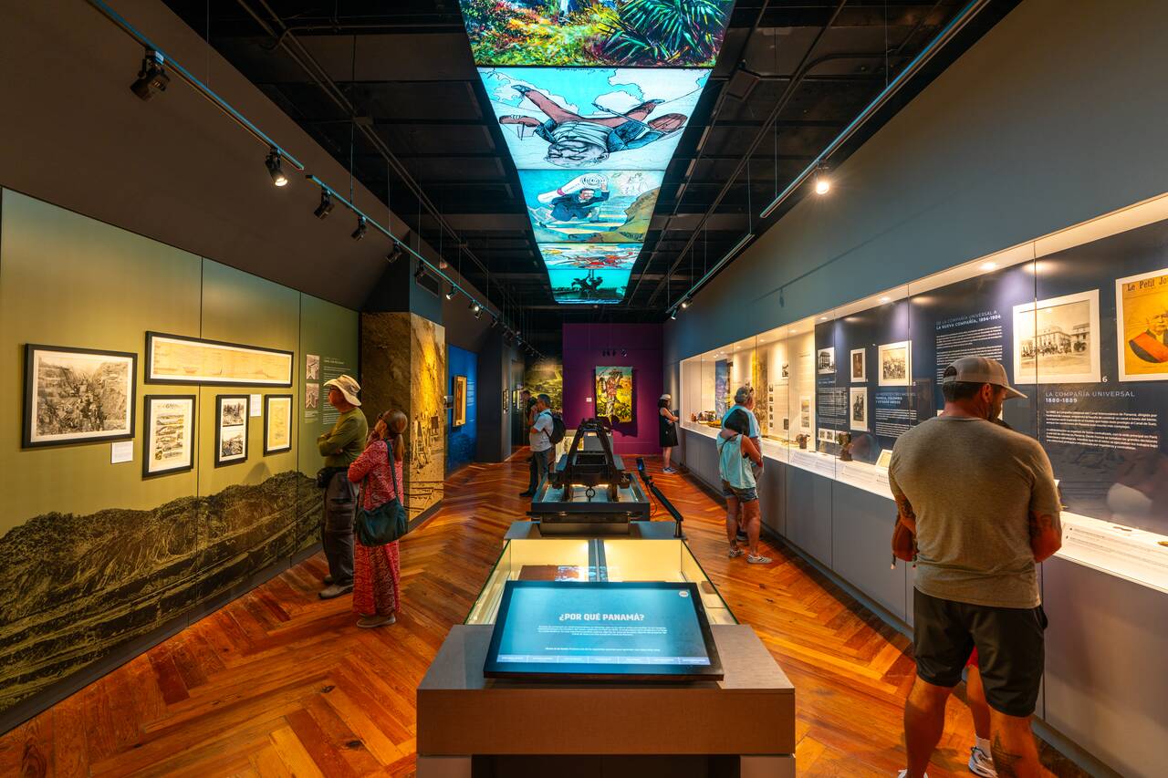 Interior of Panama Canal Museum