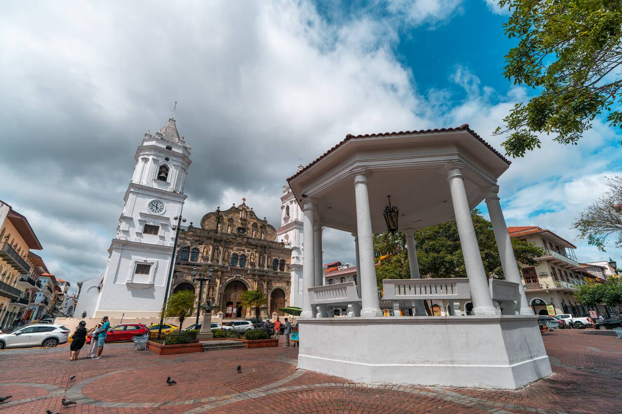 A pavilion at Independence Square