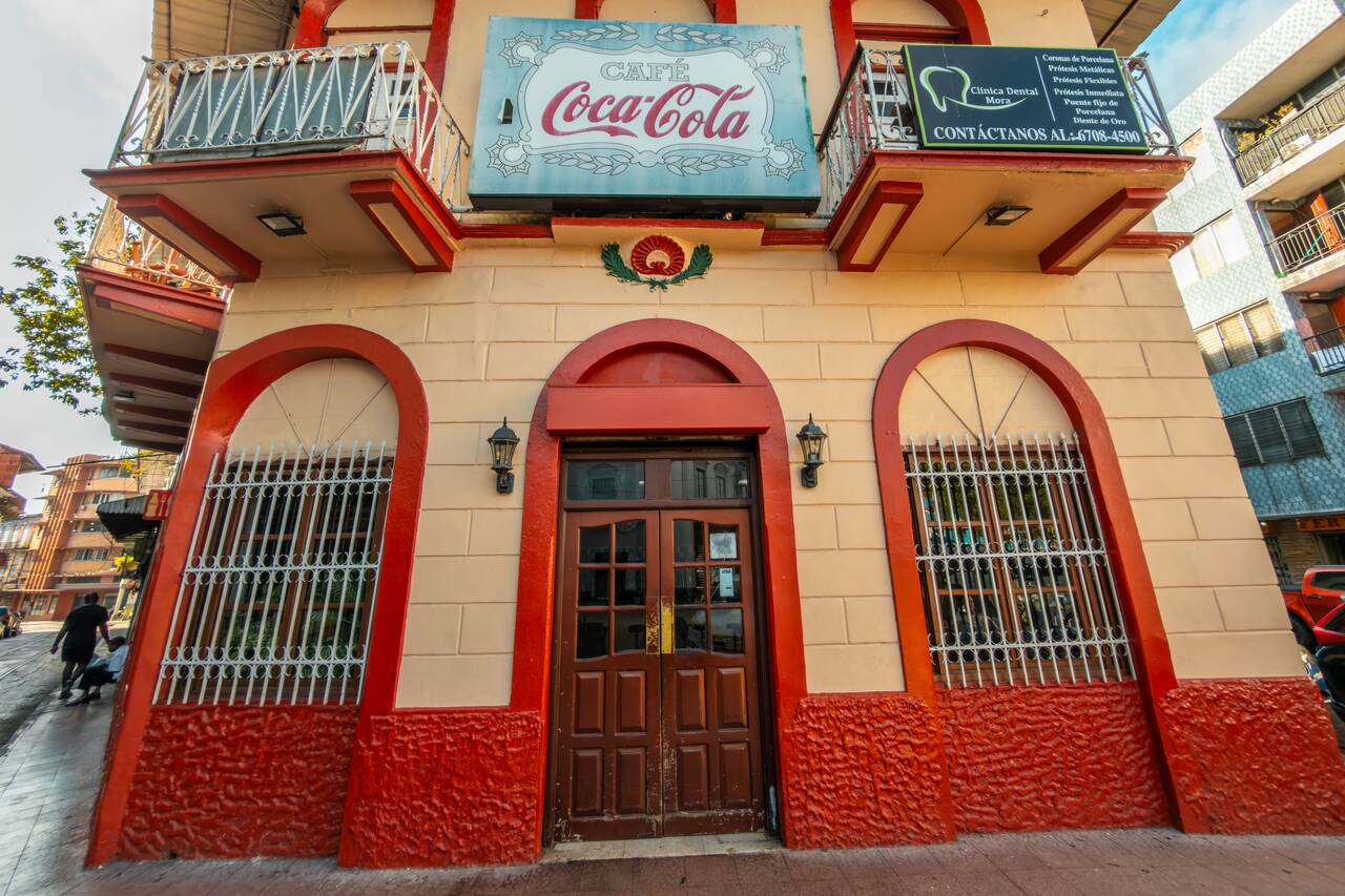 Exterior of Cafe Coca Cola