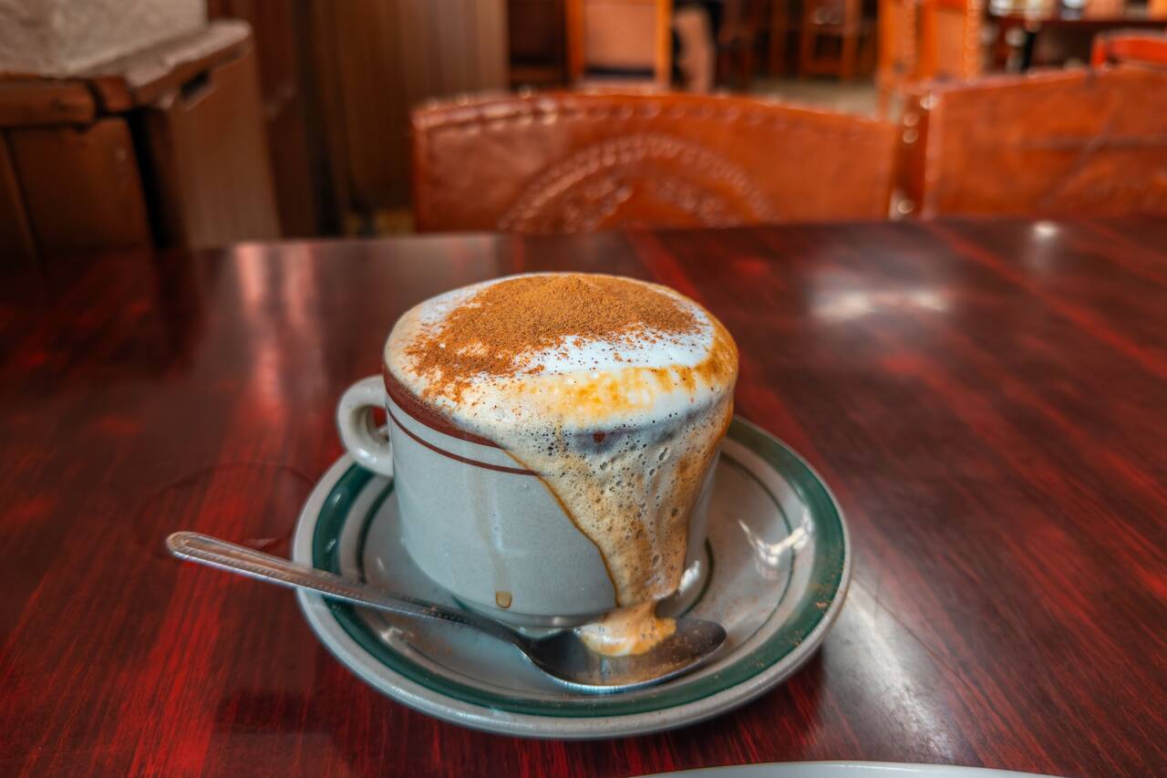 Coffee I ordered at Cafe Coca Cola
