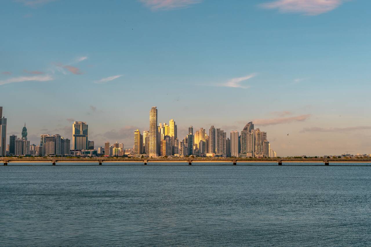Skyscrapers seen from Casco Viejo