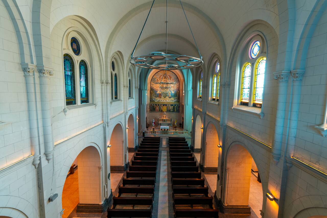 Interior of San Francisco de Asis Church