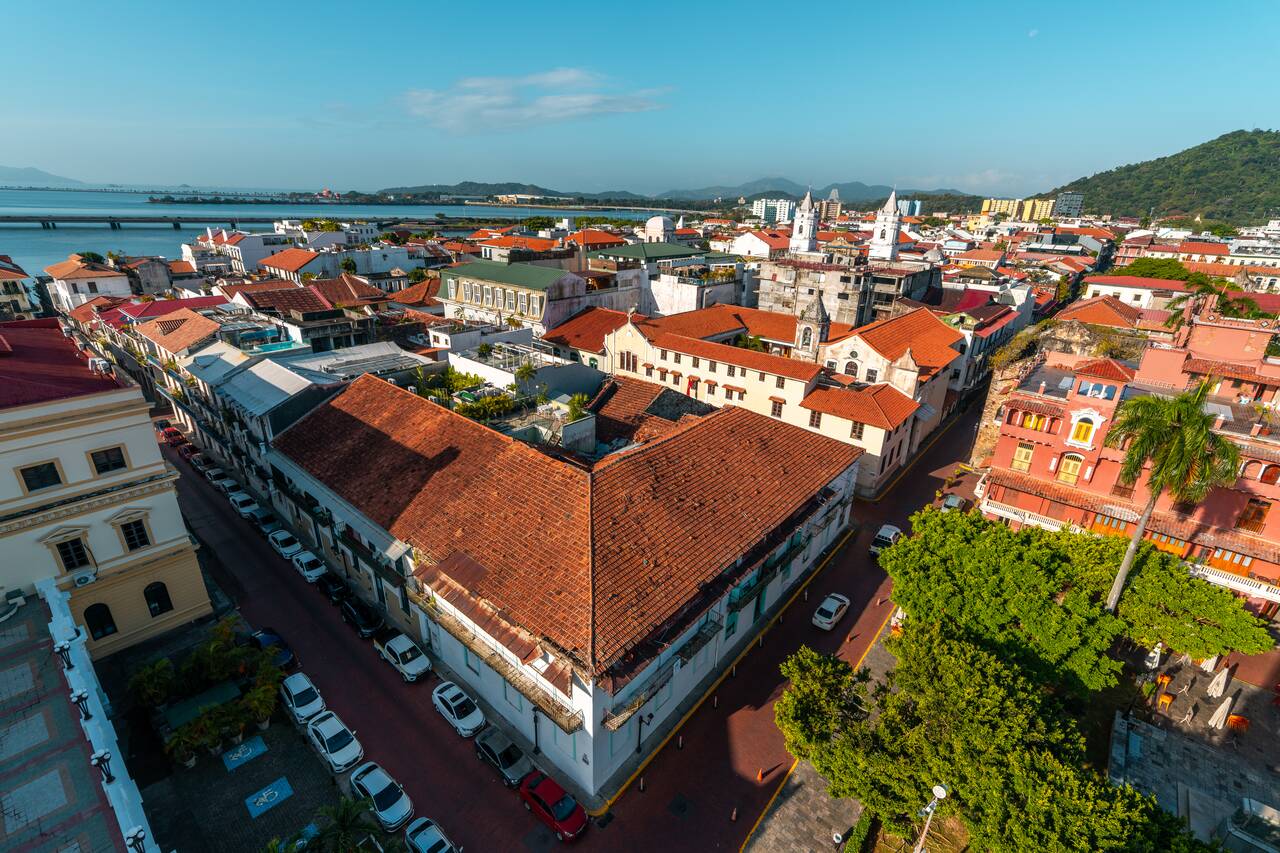 View of Old Town seen from San Francisco de Asis Church