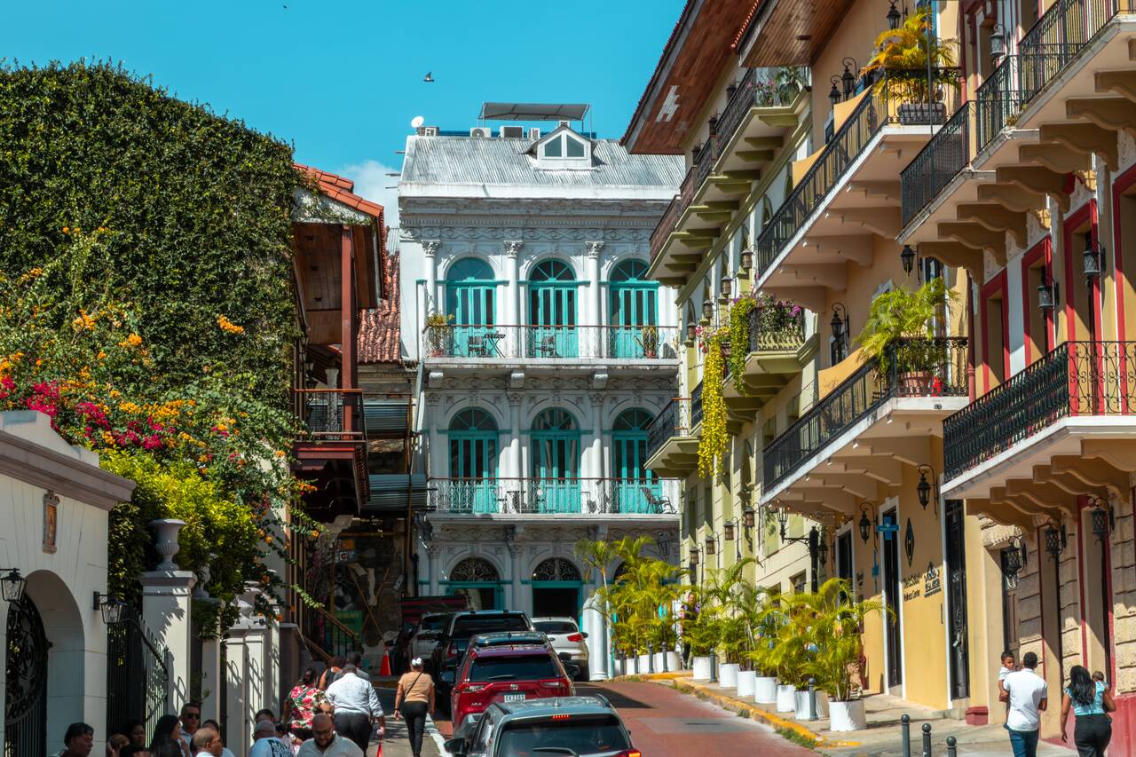 Colonial buildings at Casco Viejo