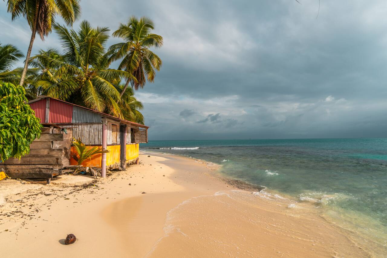A beautiful beach at San Blas Islands