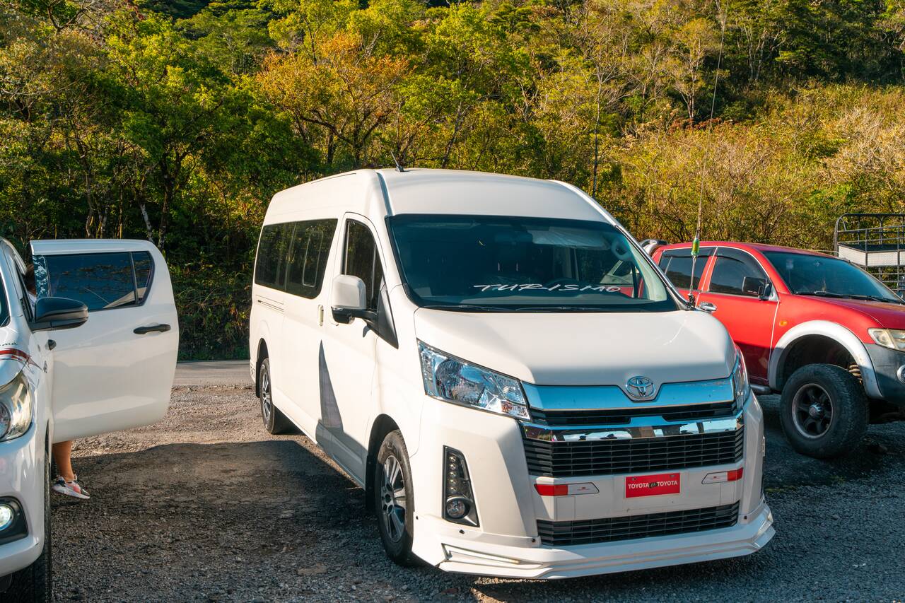 A shuttle from Bocas del Toro to Boquete