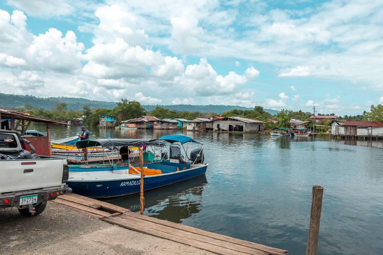 The pier at Almirante