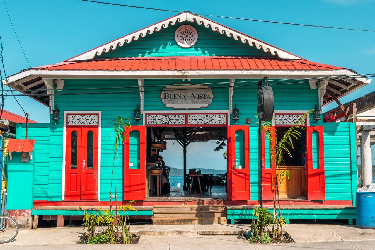 Beautiful restaurant at Bocas Town