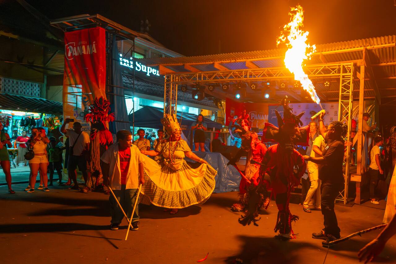 A Carnival event in Bocas