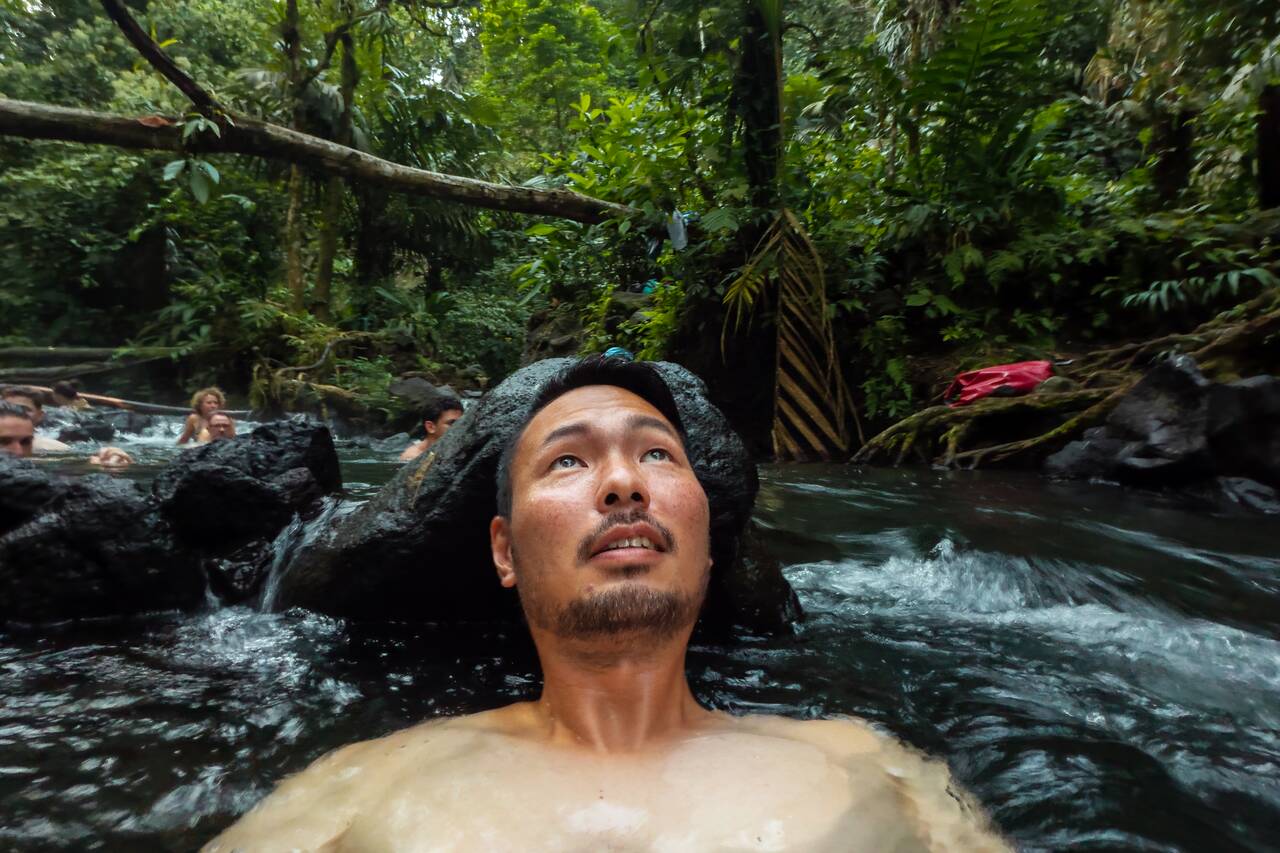 Me hanging out at El Choyin Hotspring