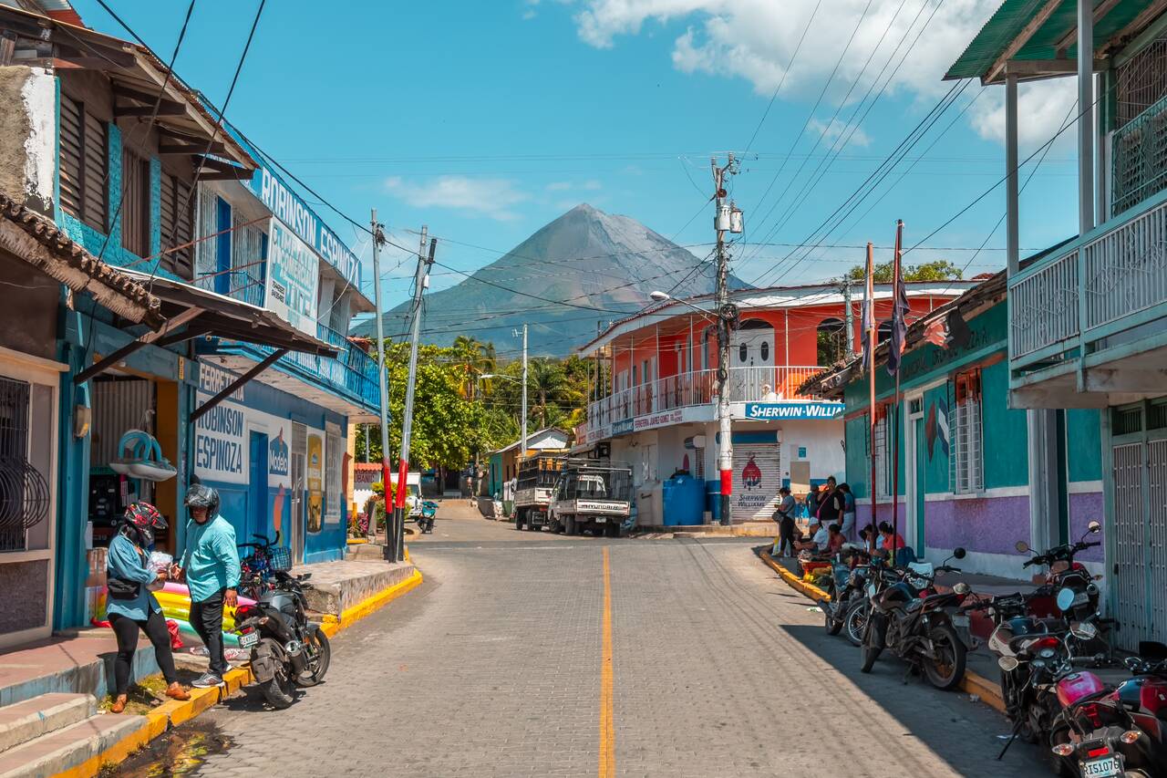 Concepcion Volcano seen from Moyogalpa
