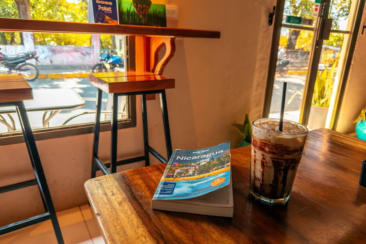 The coffee i ordered at Nanny Coffee & More in Moyogalpa