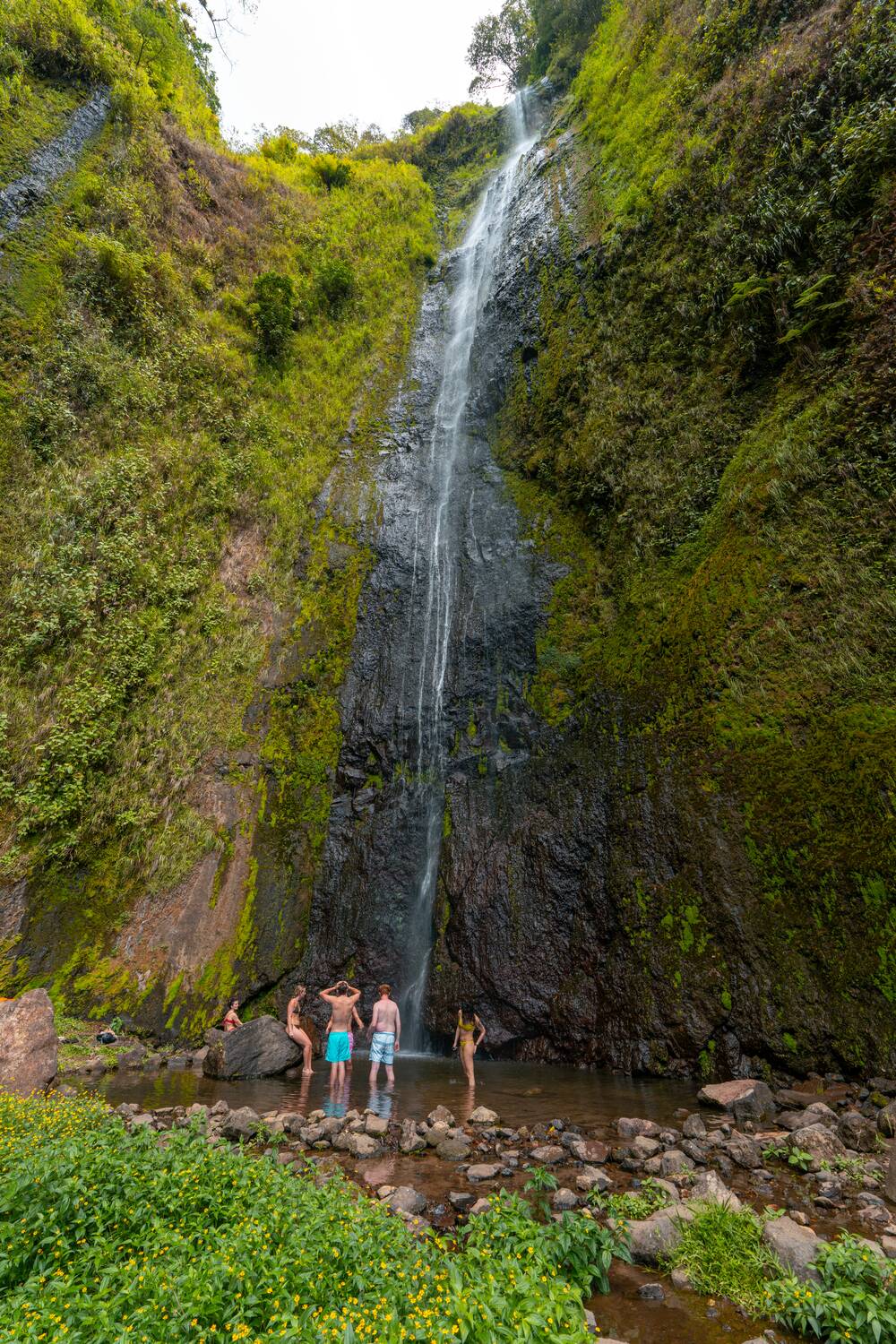 The pool next to the San Ramon waterfall where you can swim