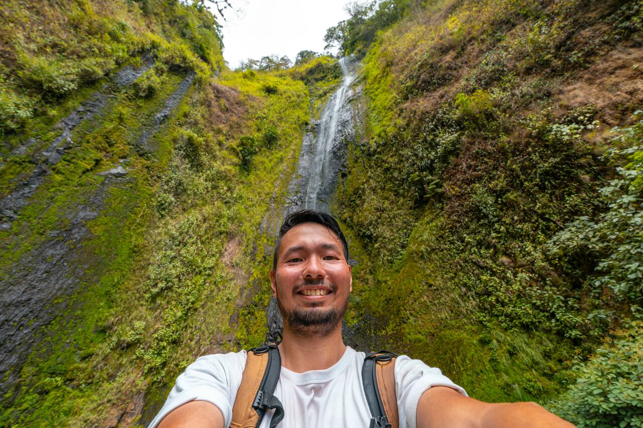 My selfie at San Ramon Waterfall