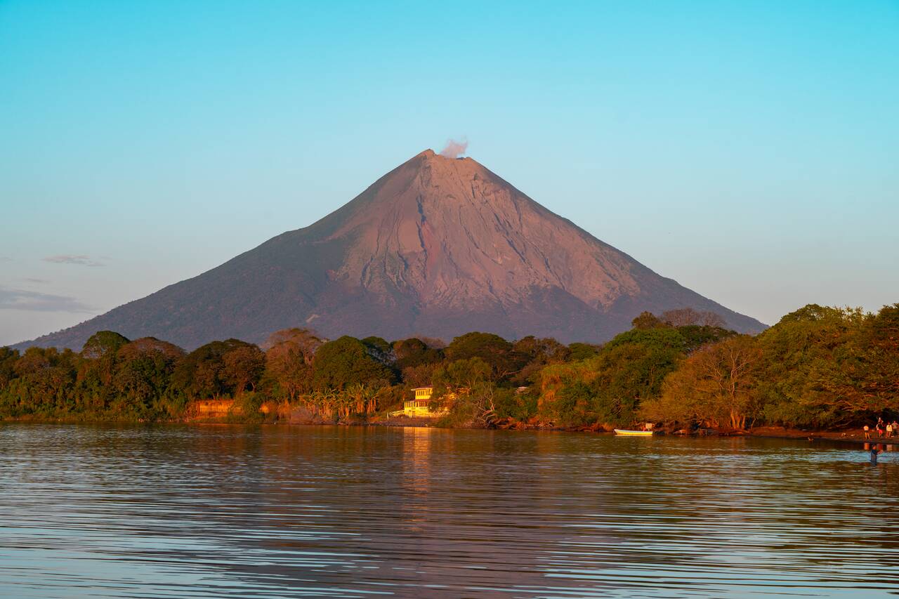 A volcano in Nicaragua
