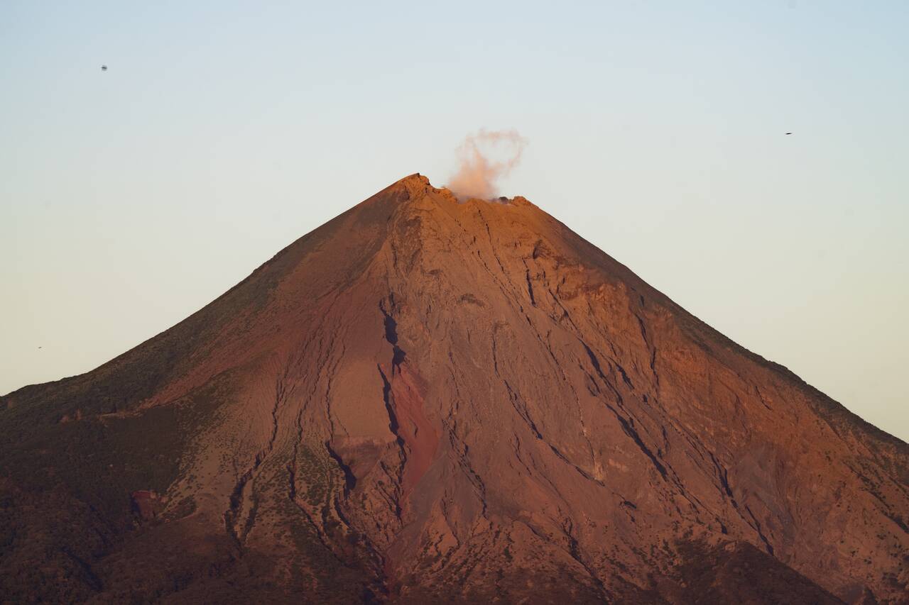 Concepción Volcano seen from the bottom