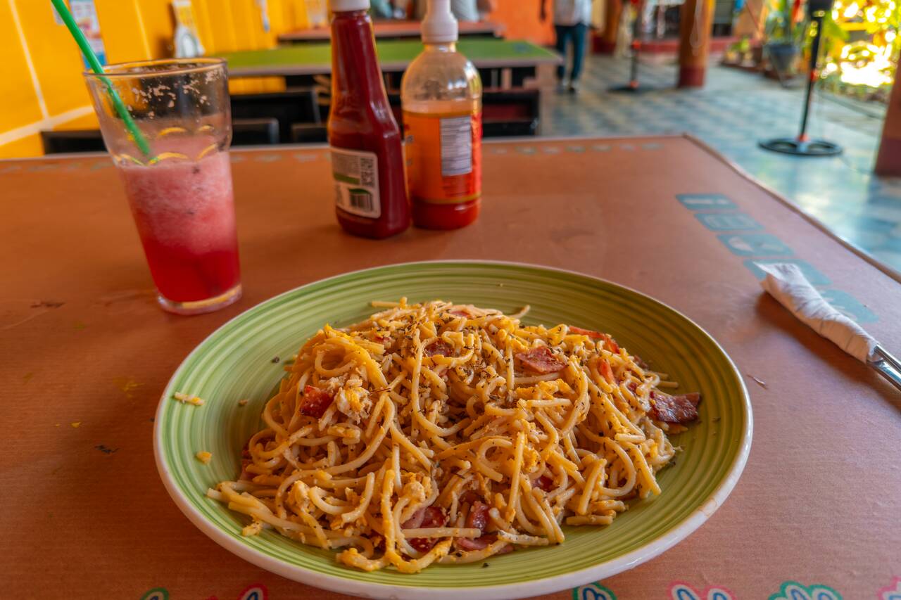 Simple food from Cafรฉ de las Sonrisas
