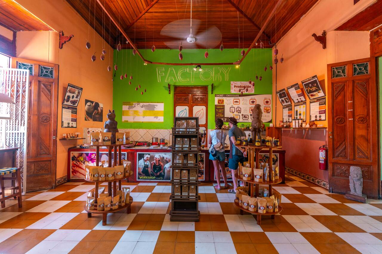 The store at ChocoMuseo Granada