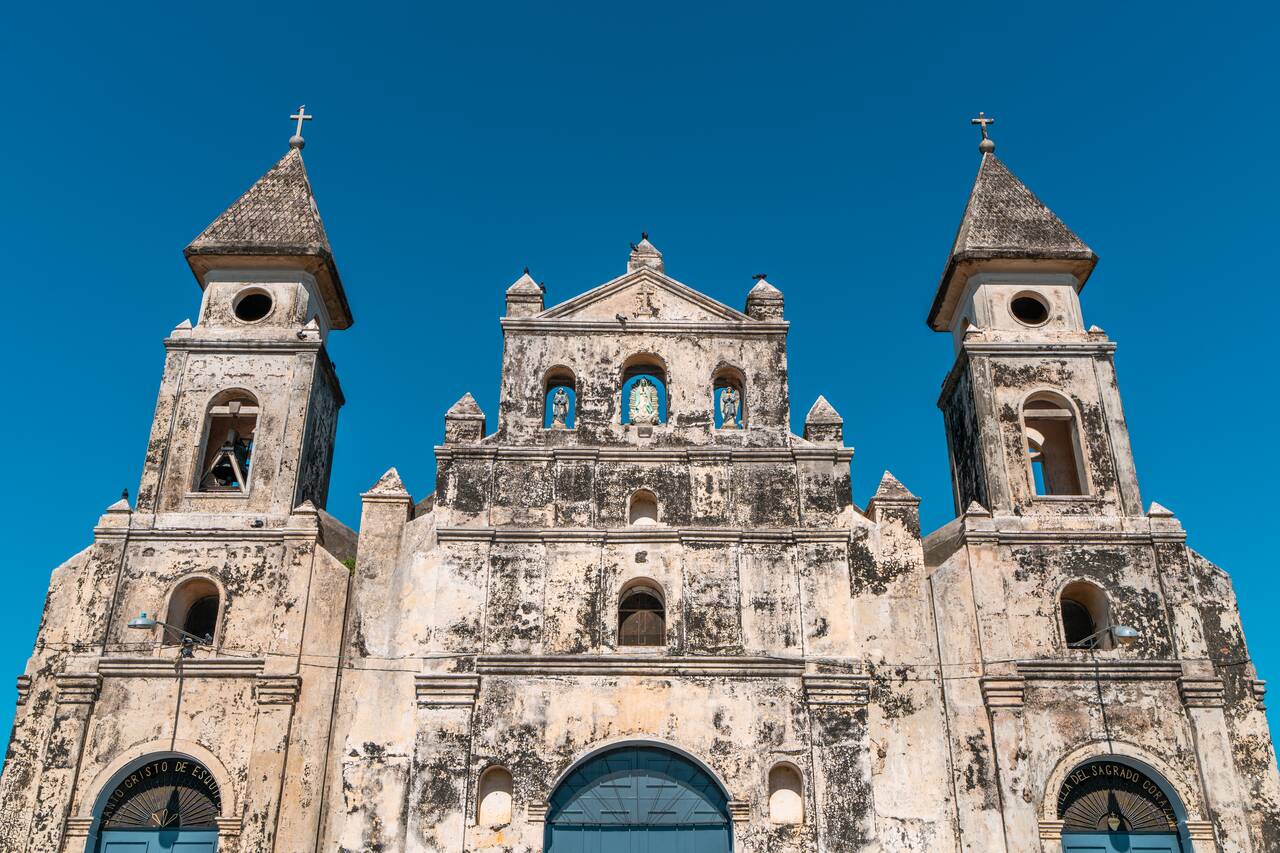 The facade of Guadalupe Church