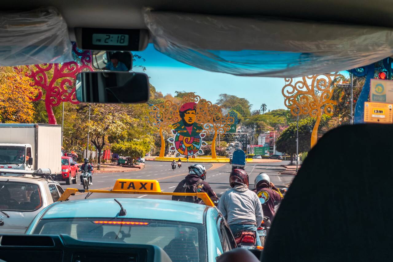 The road in Managua