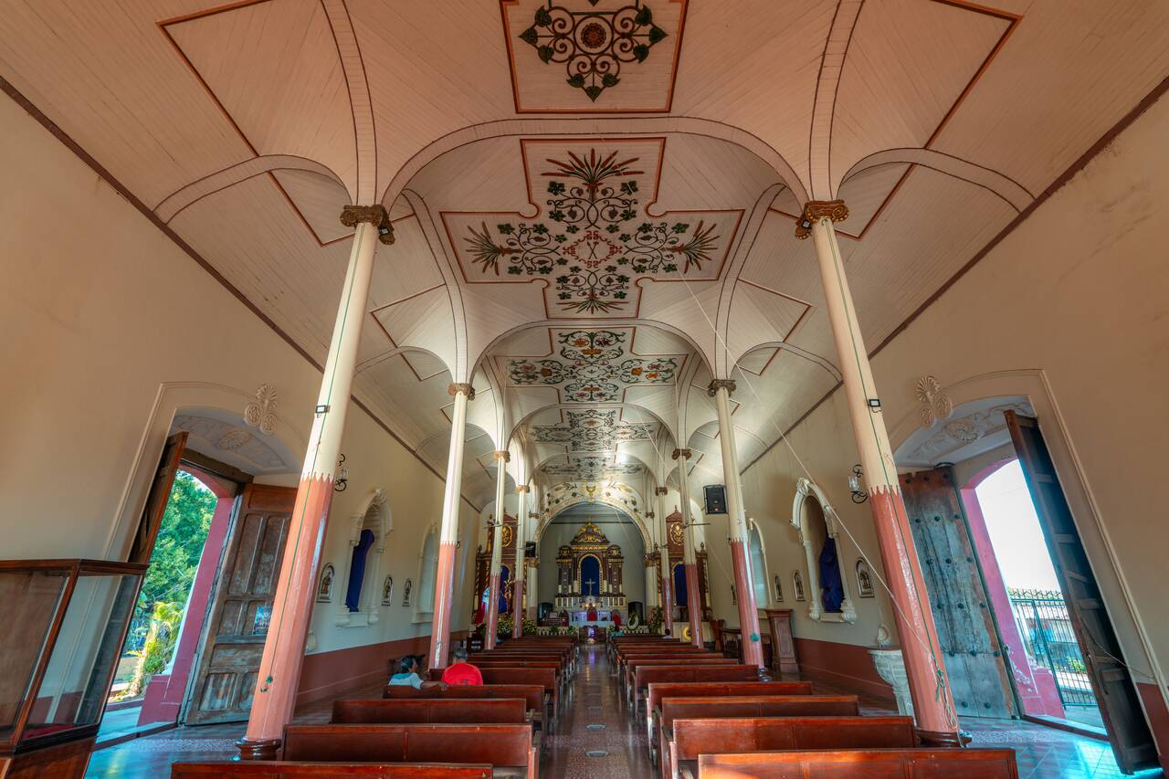 The interior of Calvary Church