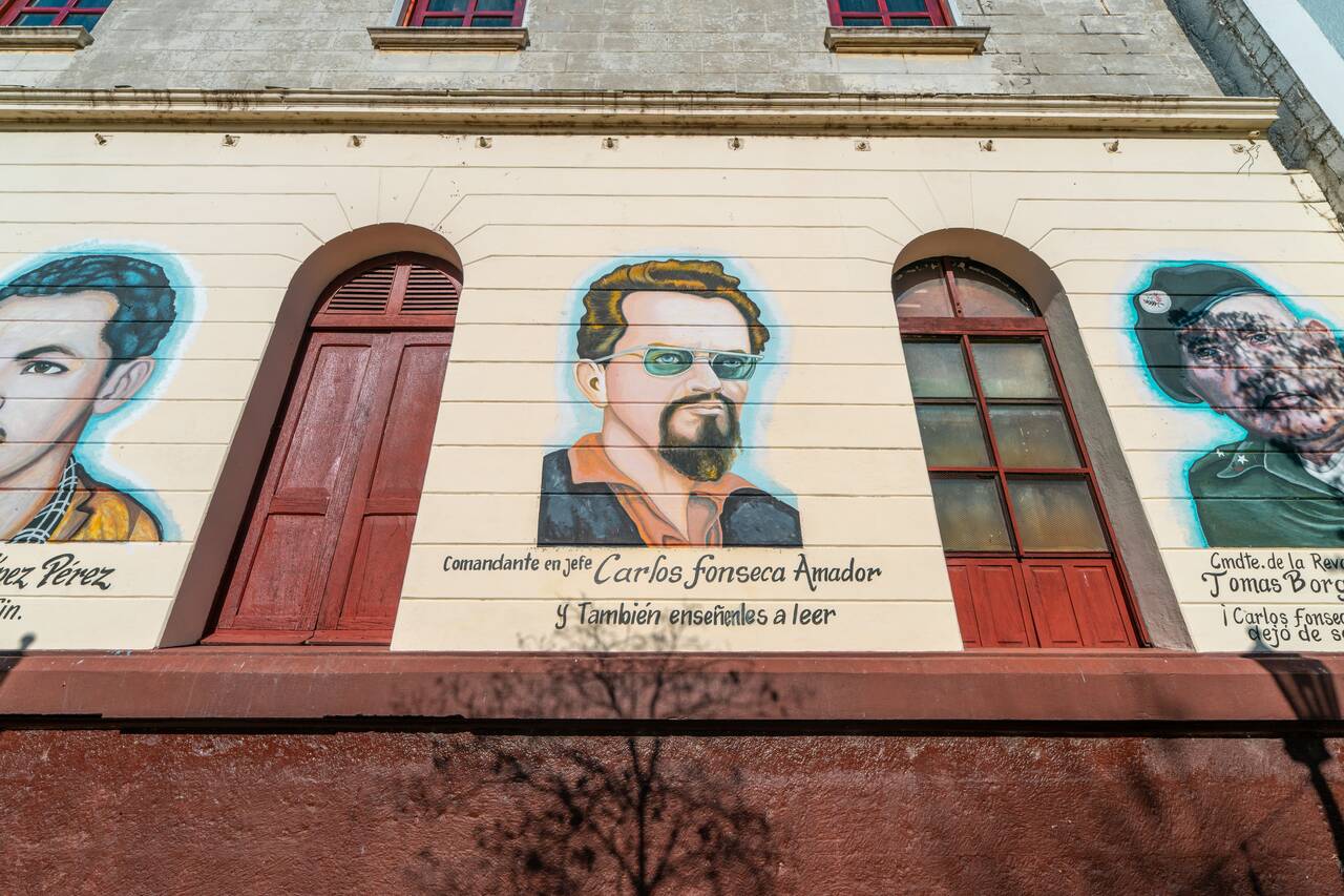 A mural at Museo de la Revolución