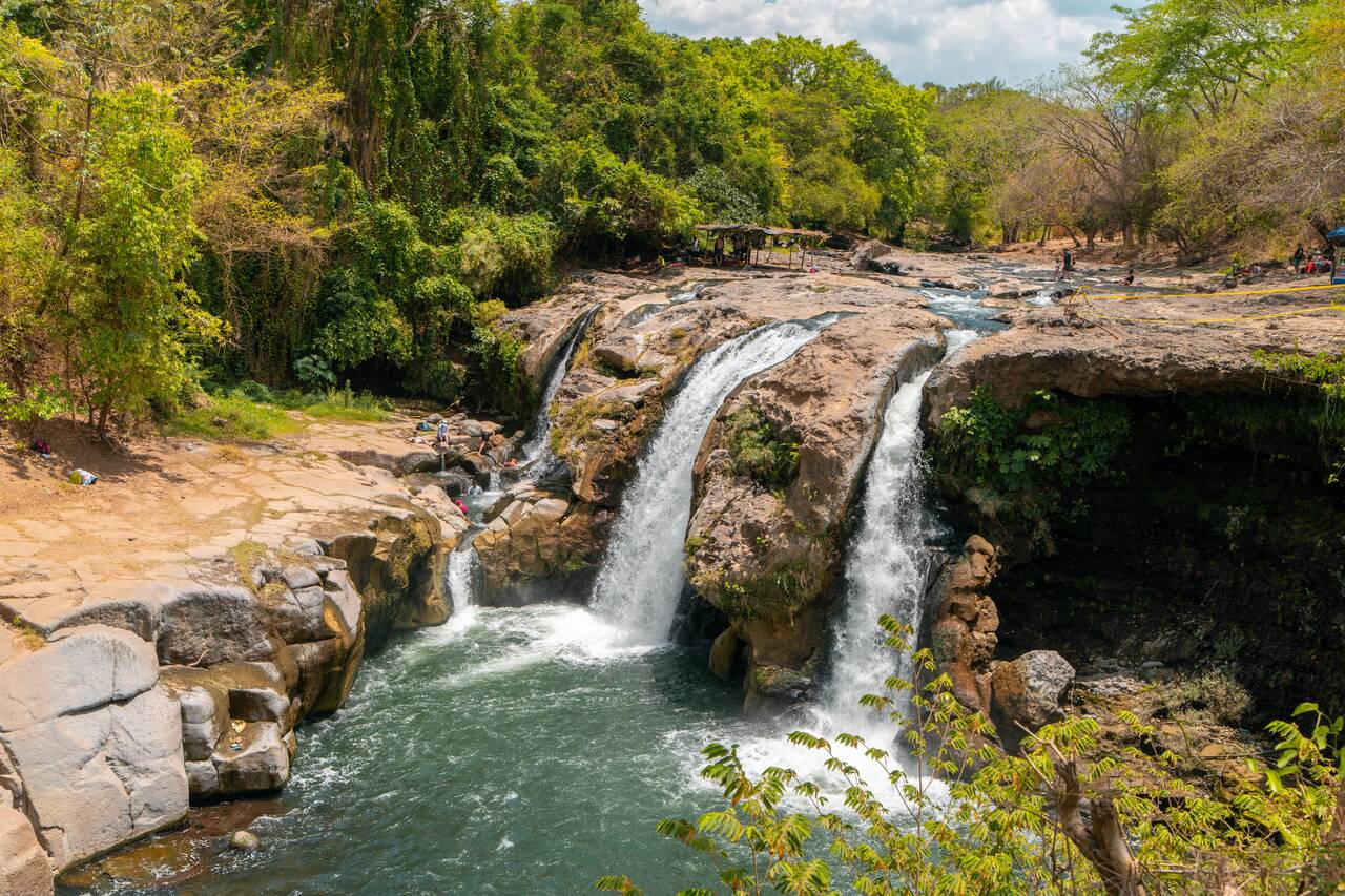 El Salto de Malacatiupán seen from above