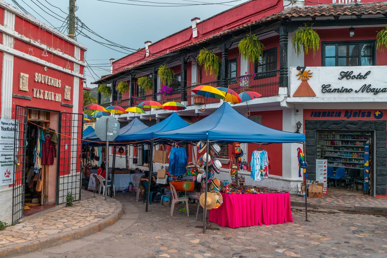 Colorful streets of Copan