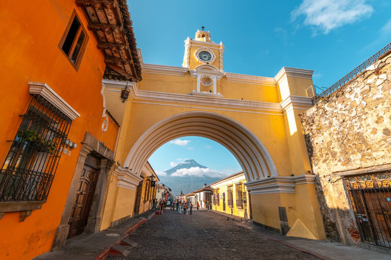 Santa Catalina Arc in the morning